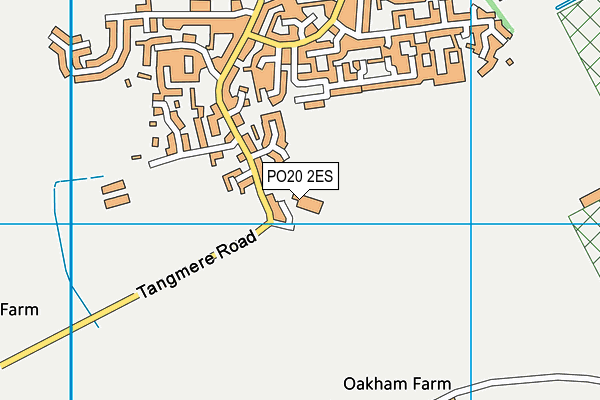 PO20 2ES map - OS VectorMap District (Ordnance Survey)