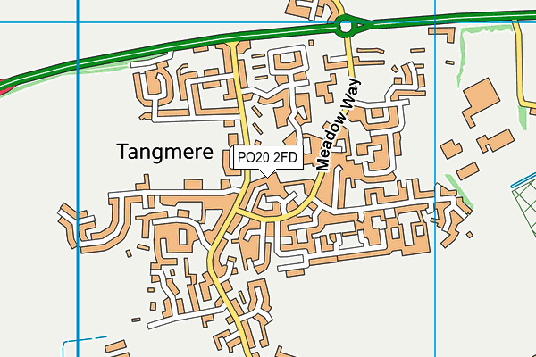 PO20 2FD map - OS VectorMap District (Ordnance Survey)