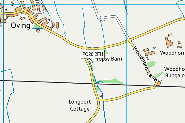 PO20 2FH map - OS VectorMap District (Ordnance Survey)