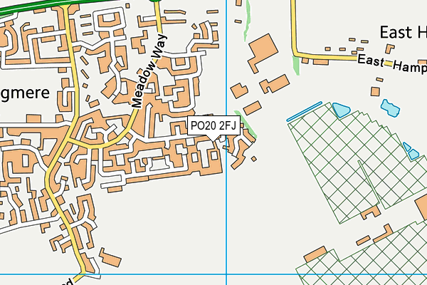 PO20 2FJ map - OS VectorMap District (Ordnance Survey)