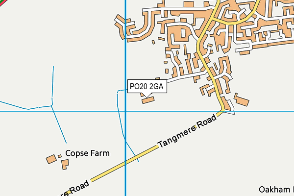 PO20 2GA map - OS VectorMap District (Ordnance Survey)