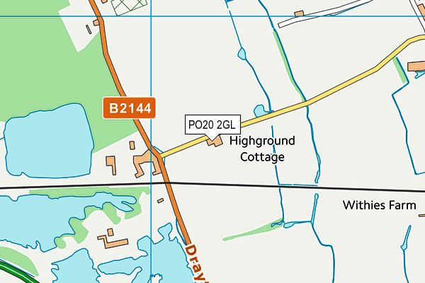 PO20 2GL map - OS VectorMap District (Ordnance Survey)