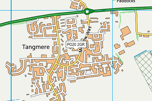 PO20 2GR map - OS VectorMap District (Ordnance Survey)