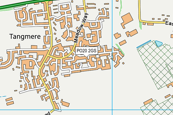 PO20 2GS map - OS VectorMap District (Ordnance Survey)