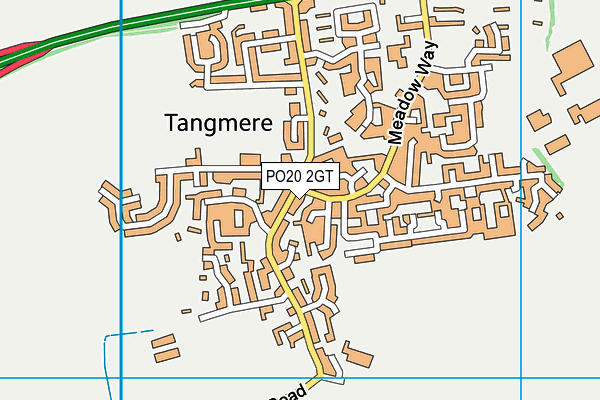 PO20 2GT map - OS VectorMap District (Ordnance Survey)