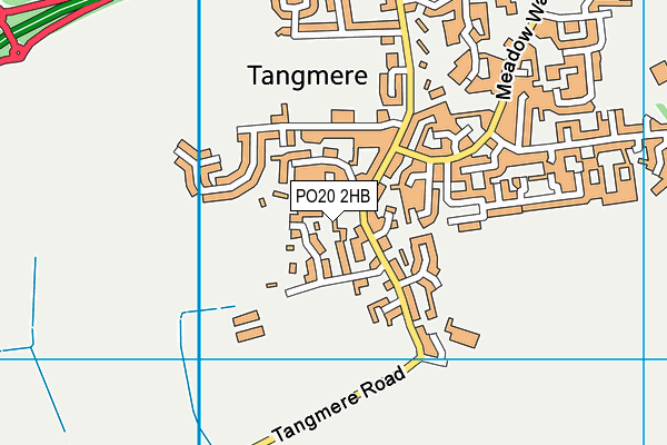 PO20 2HB map - OS VectorMap District (Ordnance Survey)
