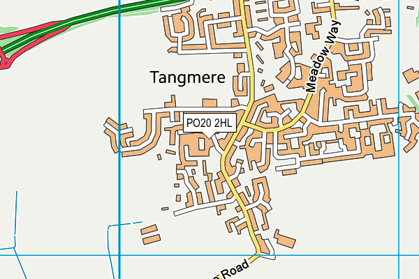 PO20 2HL map - OS VectorMap District (Ordnance Survey)