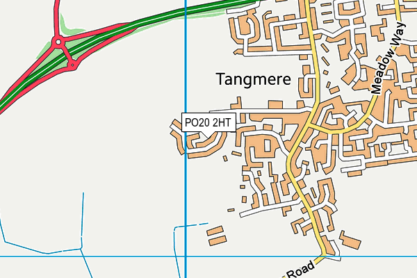 PO20 2HT map - OS VectorMap District (Ordnance Survey)