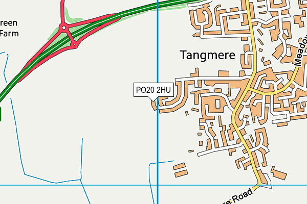 PO20 2HU map - OS VectorMap District (Ordnance Survey)