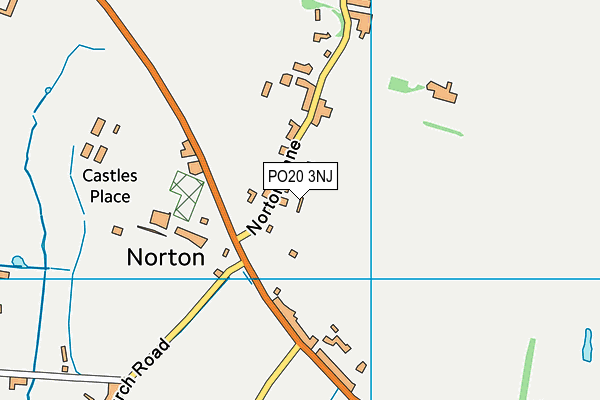 PO20 3NJ map - OS VectorMap District (Ordnance Survey)