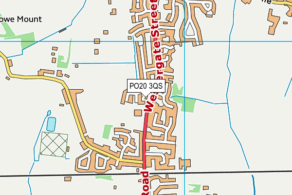 PO20 3QS map - OS VectorMap District (Ordnance Survey)
