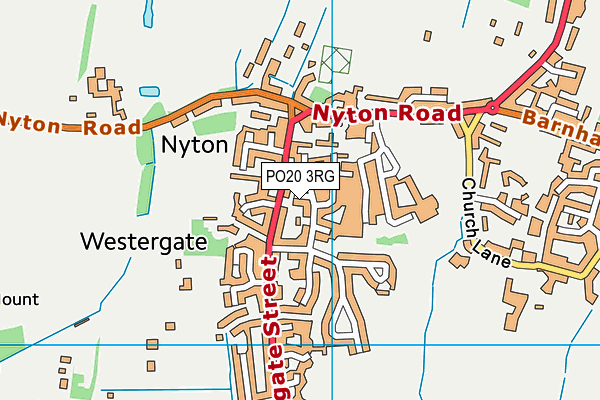 PO20 3RG map - OS VectorMap District (Ordnance Survey)