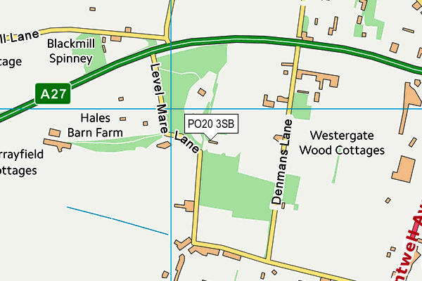 PO20 3SB map - OS VectorMap District (Ordnance Survey)
