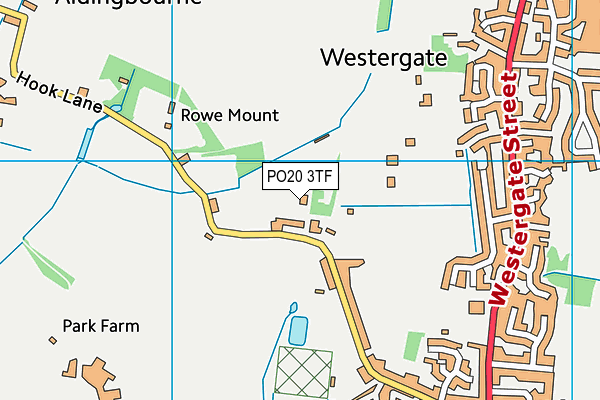 PO20 3TF map - OS VectorMap District (Ordnance Survey)