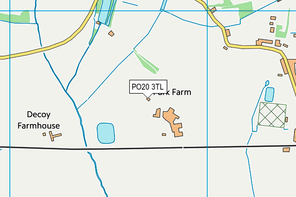 PO20 3TL map - OS VectorMap District (Ordnance Survey)