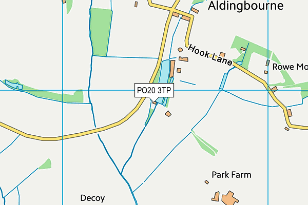 PO20 3TP map - OS VectorMap District (Ordnance Survey)