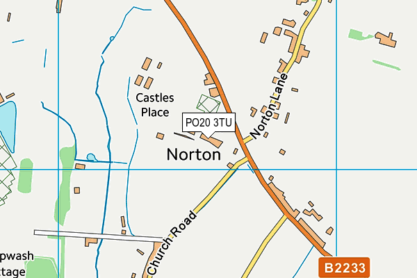 PO20 3TU map - OS VectorMap District (Ordnance Survey)