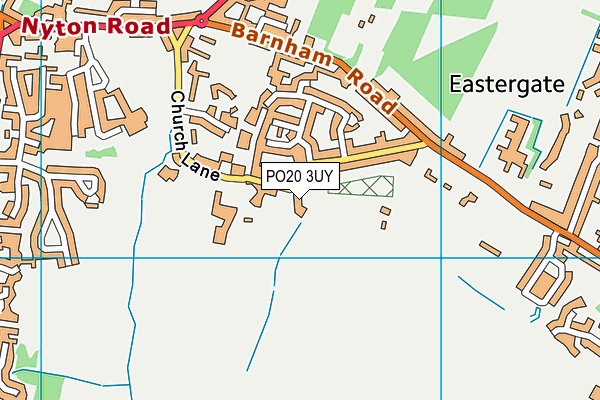 PO20 3UY map - OS VectorMap District (Ordnance Survey)