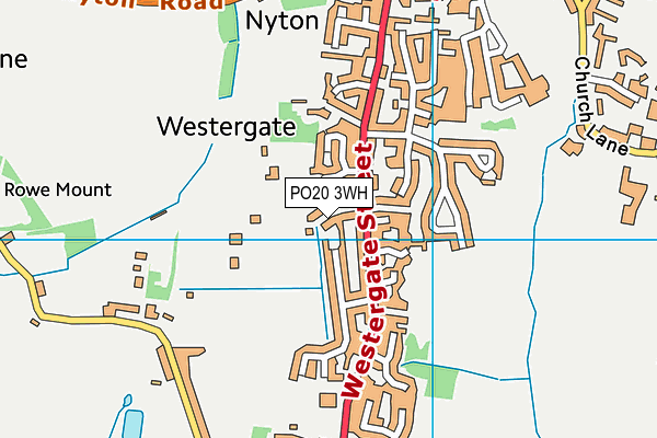 PO20 3WH map - OS VectorMap District (Ordnance Survey)