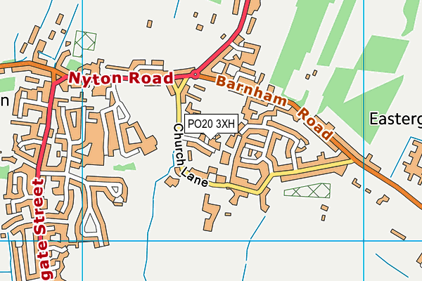 PO20 3XH map - OS VectorMap District (Ordnance Survey)