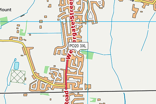 PO20 3XL map - OS VectorMap District (Ordnance Survey)