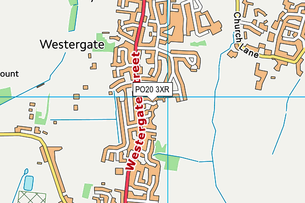 PO20 3XR map - OS VectorMap District (Ordnance Survey)