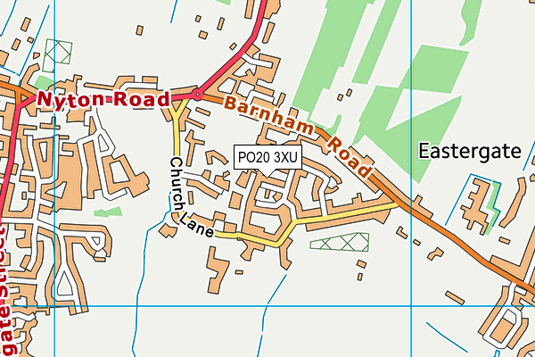 PO20 3XU map - OS VectorMap District (Ordnance Survey)