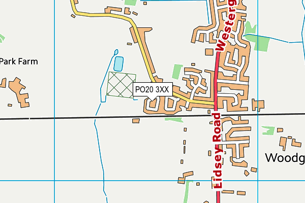 PO20 3XX map - OS VectorMap District (Ordnance Survey)