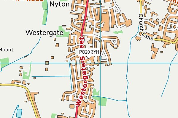PO20 3YH map - OS VectorMap District (Ordnance Survey)