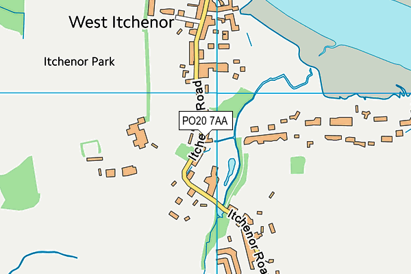 PO20 7AA map - OS VectorMap District (Ordnance Survey)