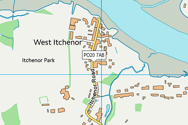 PO20 7AB map - OS VectorMap District (Ordnance Survey)