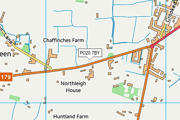 PO20 7BY map - OS VectorMap District (Ordnance Survey)