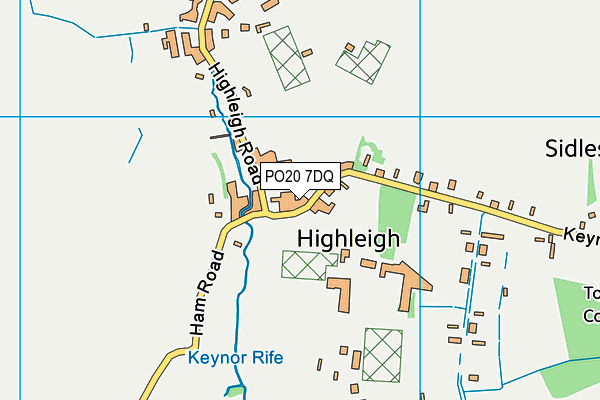 PO20 7DQ map - OS VectorMap District (Ordnance Survey)