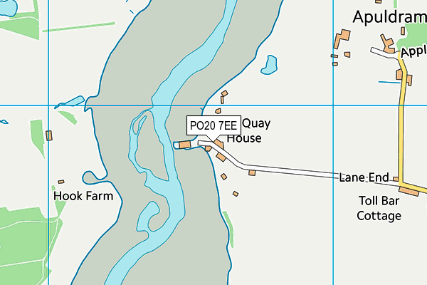 Map of ARUNDEL TROUT FARM LTD at district scale