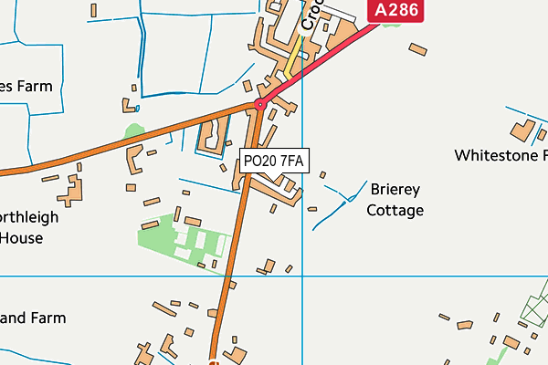 PO20 7FA map - OS VectorMap District (Ordnance Survey)