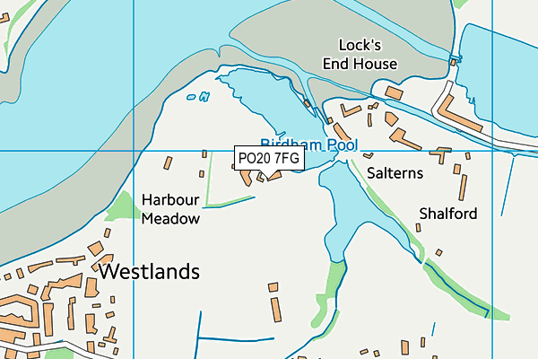 PO20 7FG map - OS VectorMap District (Ordnance Survey)