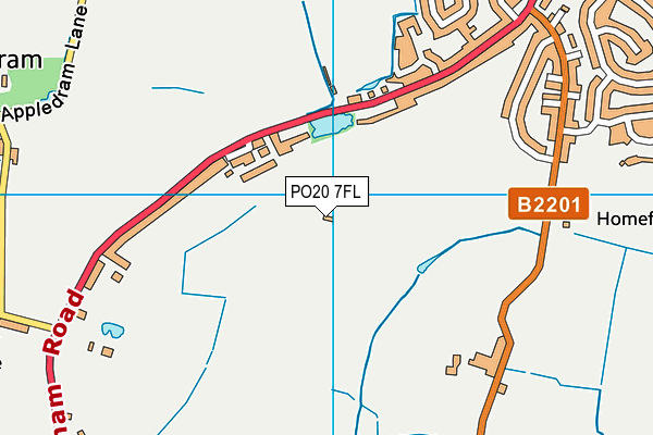 PO20 7FL map - OS VectorMap District (Ordnance Survey)