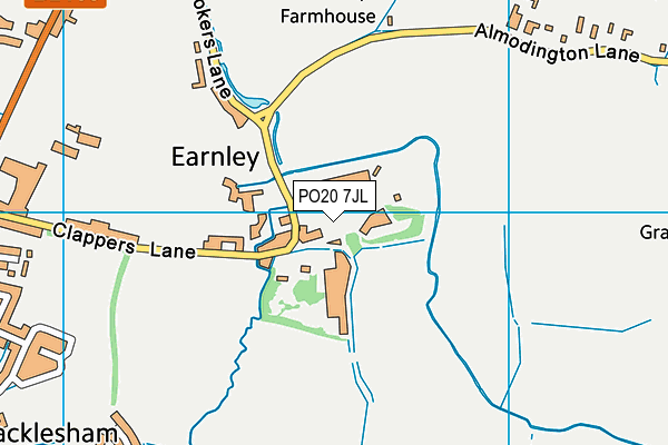 PO20 7JL map - OS VectorMap District (Ordnance Survey)