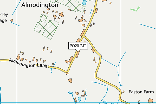 PO20 7JT map - OS VectorMap District (Ordnance Survey)