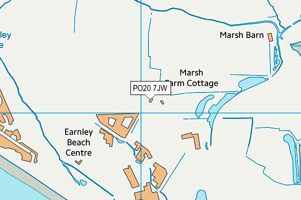 PO20 7JW map - OS VectorMap District (Ordnance Survey)