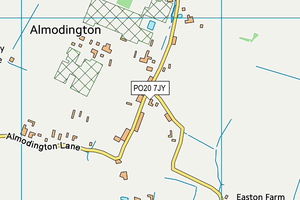 PO20 7JY map - OS VectorMap District (Ordnance Survey)