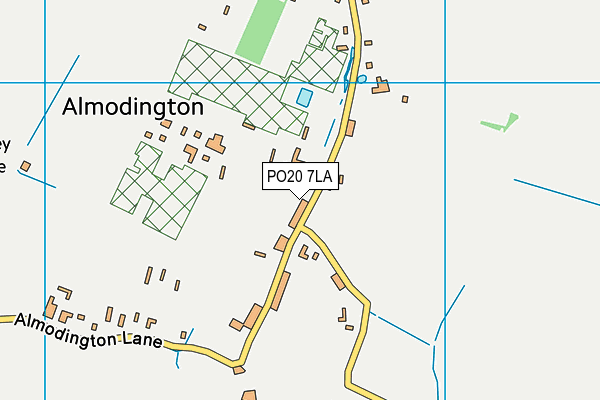 PO20 7LA map - OS VectorMap District (Ordnance Survey)