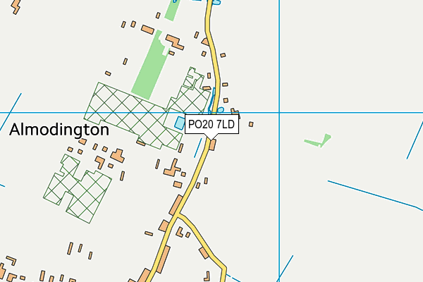 PO20 7LD map - OS VectorMap District (Ordnance Survey)