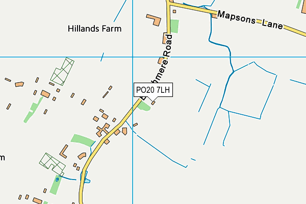 PO20 7LH map - OS VectorMap District (Ordnance Survey)