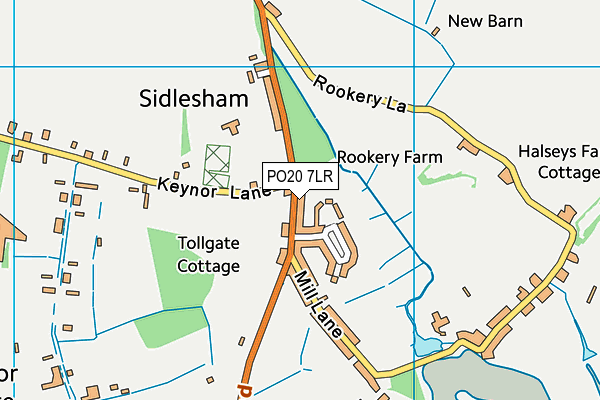 PO20 7LR map - OS VectorMap District (Ordnance Survey)