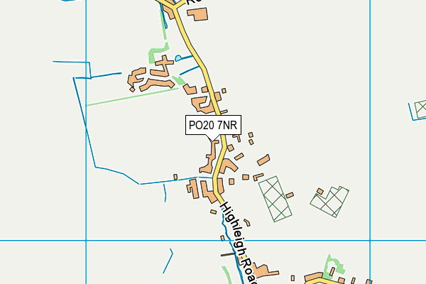 PO20 7NR map - OS VectorMap District (Ordnance Survey)