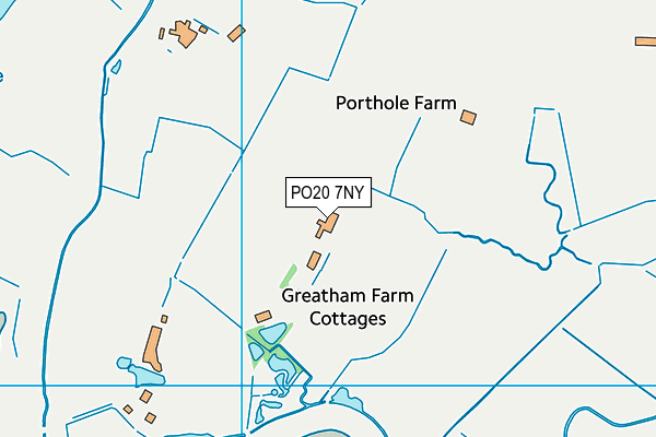 PO20 7NY map - OS VectorMap District (Ordnance Survey)