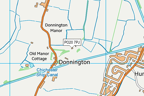 PO20 7PJ map - OS VectorMap District (Ordnance Survey)