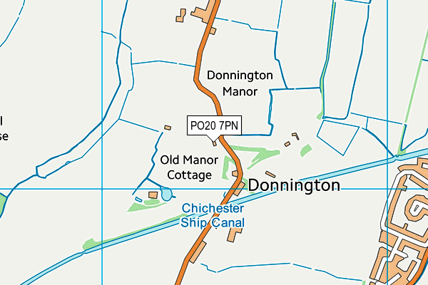 PO20 7PN map - OS VectorMap District (Ordnance Survey)