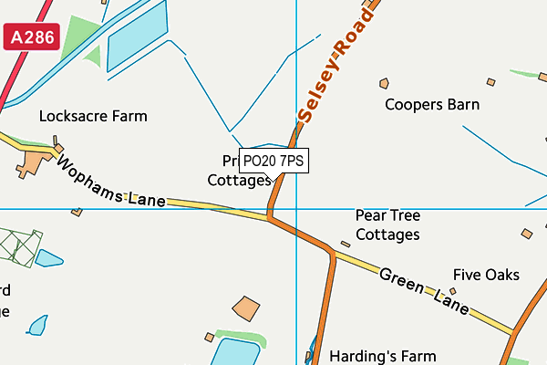 PO20 7PS map - OS VectorMap District (Ordnance Survey)